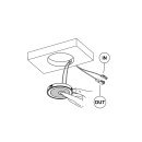 LED-Kohdevalaisin Holl TDM D-M - Mattamusta