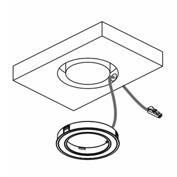 LED-Kohdevalaisin Holl D-M - Ruostumaton Terässävy