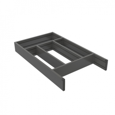 Aterinlaatikko Flex Basic - Tummanharmaa ryhmässä Säilytys / Näytä kaikki tallennustilat / Aterinlaatikot @ Beslag Online (Besticklada_FlexBasic_Gra)