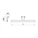 Peilivalaistus LED Aalto - Kromi