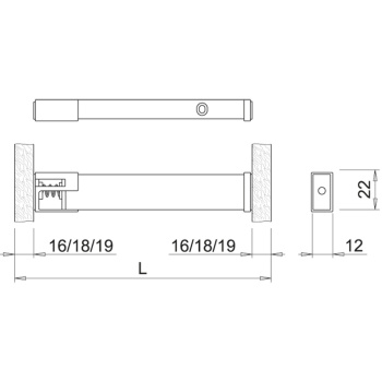 LED-Valaisin Baski SF - Ruostumaton Terässävy