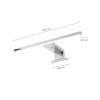 LED-Valaisin Jot - Kromi