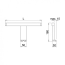 Peilivalaistus LED Nite - Kromi