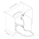 Kulmakaapin Ulosvedettävä - Cornerstone Maxx Planero