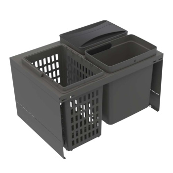 Kierrätys - Cube Compact Eco - Tummanharmaa