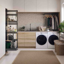 Ulosvedettävä siivouskaappi - Deluxe - Tummanharmaa