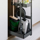 Ulosvedettävä siivouskaappi - Deluxe - Tummanharmaa