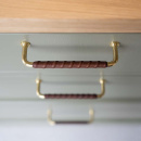 Vedin 1353 - Kiillotettu Messinki/Nahka Ruskea