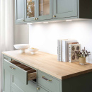 Vedin 1353 - Kiillotettu Messinki/Nahka Ruskea