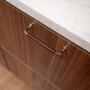 Vedin 1353 - Nikkelöity/Nahkapäällysteinen Ruskea