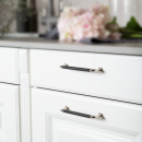 Vedin 1353 - Kiillotettu Messinki/Nahkaverhoiltu Musta