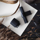 Nuppivedin Helix Stripe - Matta Musta