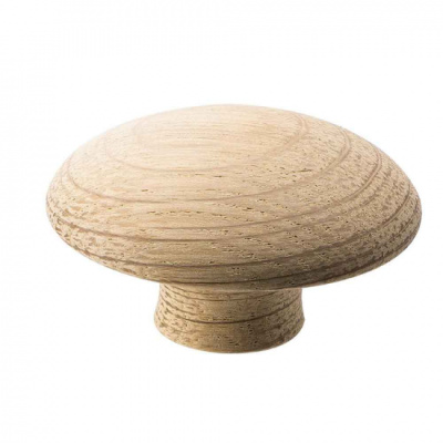 Nuppivedin Mushroom - Käsittelemätön Tammi ryhmässä Nupit / Väri/Materiaali / Puu @ Beslag Online (knopp-mushroom-ek)