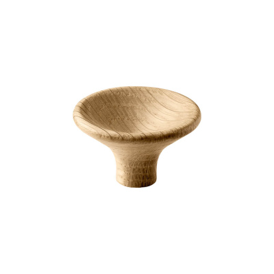 Nuppivedin Trumpet - Käsittelemätön Tammi ryhmässä Nupit / Väri/Materiaali / Puu @ Beslag Online (knopp-trumpet-ek)